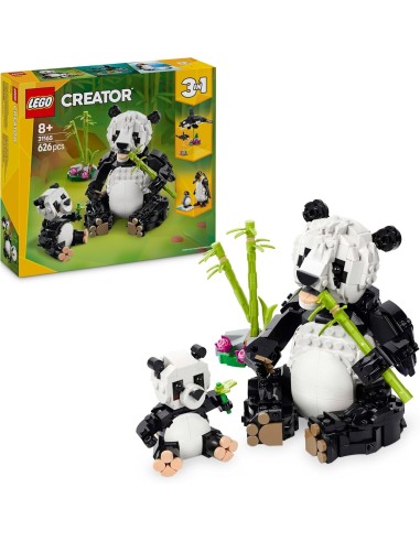 GIOCATTOLO PUBBLICIZZATO: vendita online LEGO CREATOR ANIMALI SELVATICI:FAMIGLIA DI PANDA in offerta