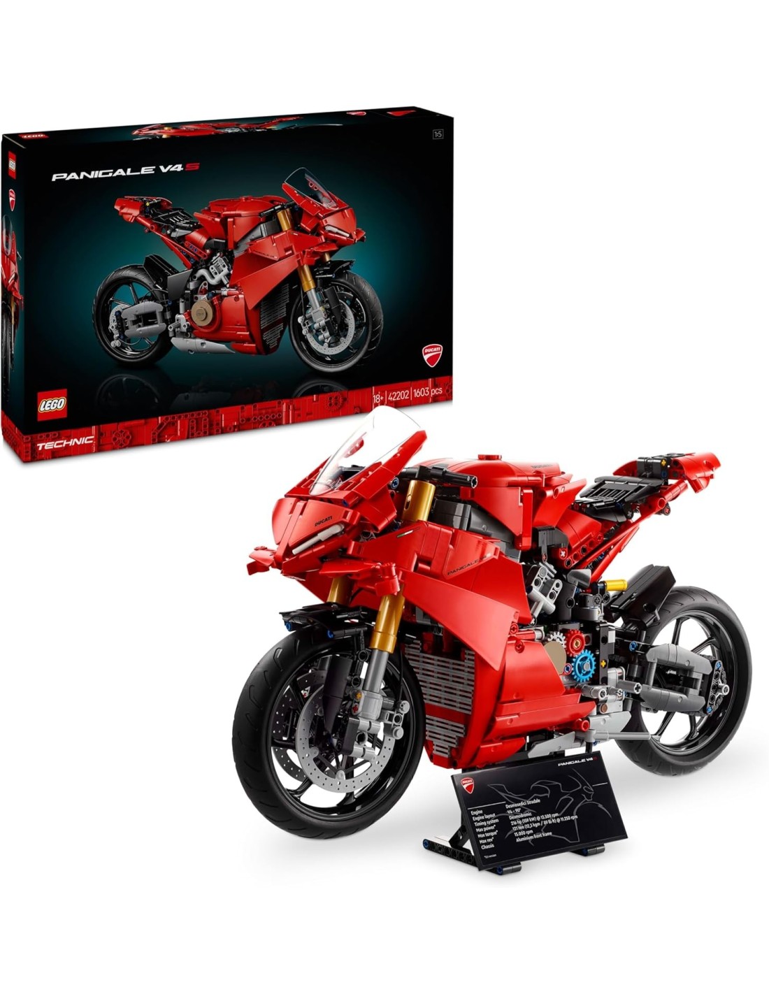 GIOCATTOLO PUBBLICIZZATO: vendita online LEGO TECHNIC MOTOCICLETTA DUCATI PANIGALE V4 S in offerta