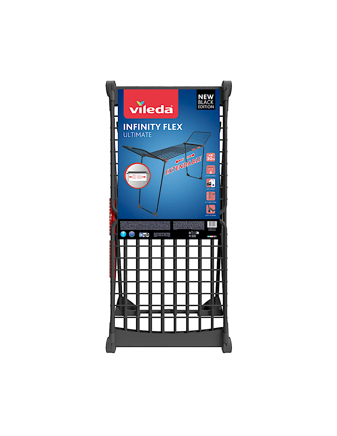 STENDI ALLUMINIO: vendita online Vileda Infinity Flex Ultimate Stendibiancheria – 30 m Estensibile in offerta