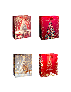 SACCHETTO REGALO 113844 NATALIZIO 41X21X50CM ASSORTITO