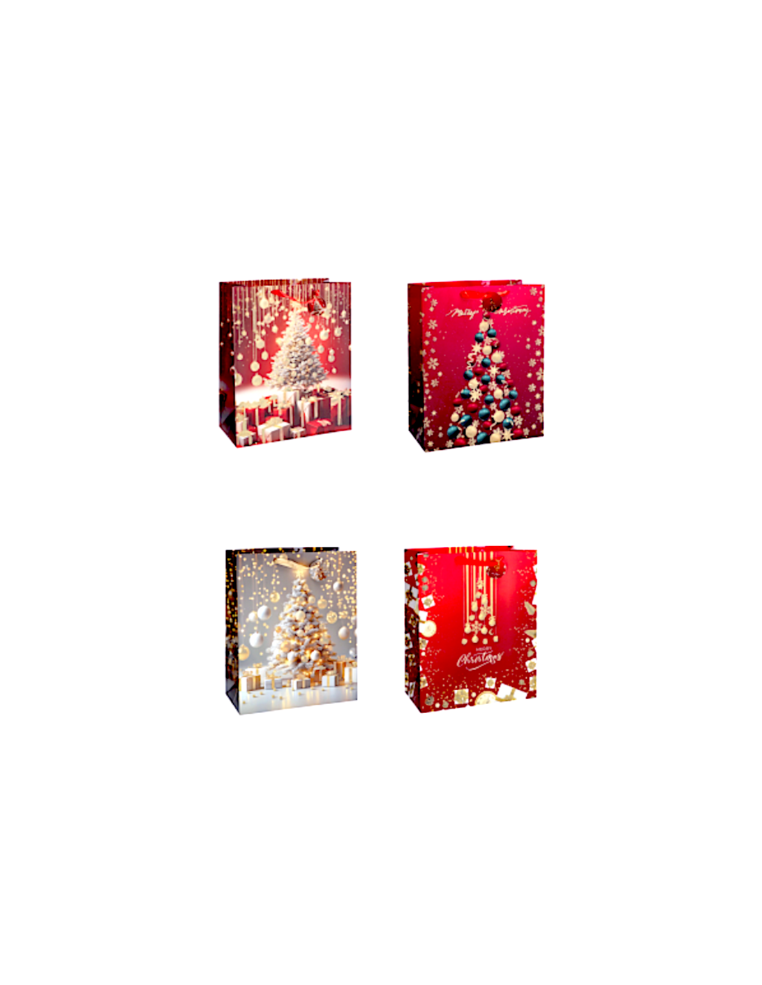 SACCHETTO REGALO 113844 NATALIZIO 41X21X50CM ASSORTITO