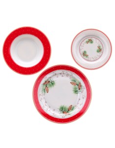 SERVIZIO TAVOLA 18PZ 111710 NATALIZIO