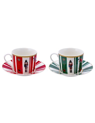 TAZZA THE 111730 DEC.NATALIZIO CON PIATTO ASSORTITO