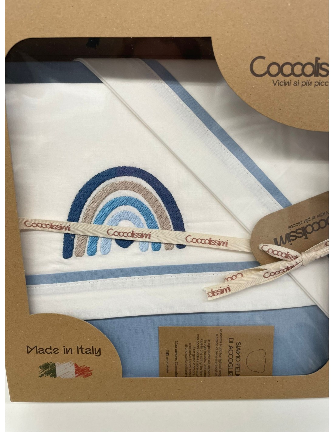 Coperta lana + set carrozzina Rainbow Avion | Shopincasa.it