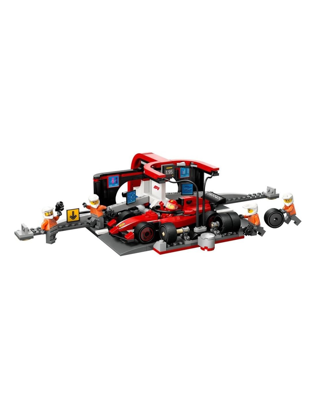 GIOCATTOLO PUBBLICIZZATO: vendita online LEGO CITY PITSTOP E MECCANICI CON MONOPOSTO FERRARI F1 in offerta