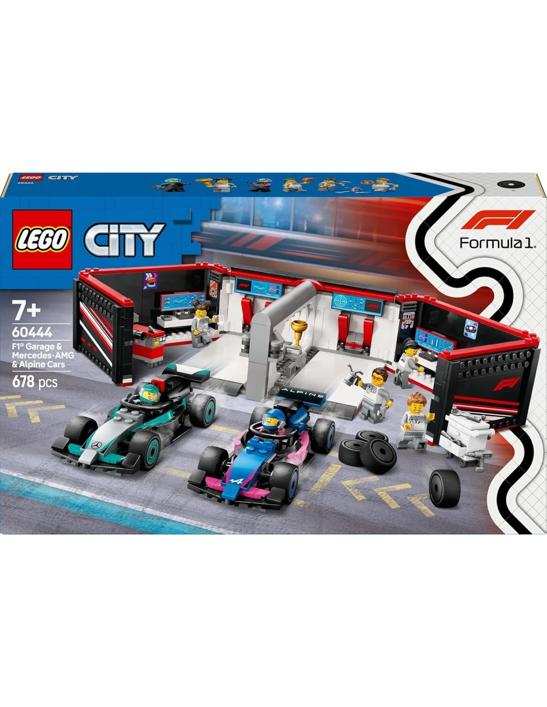 GIOCATTOLO PUBBLICIZZATO: vendita online LEGO CITY GARAGE CON MONOPOSTO MERCEDES AMG E ALPINE F1 in offerta