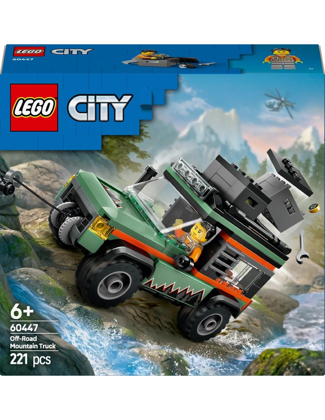GIOCATTOLO PUBBLICIZZATO: vendita online LEGO CITY FUORISTRADA DI MONTAGNA 4X4 in offerta