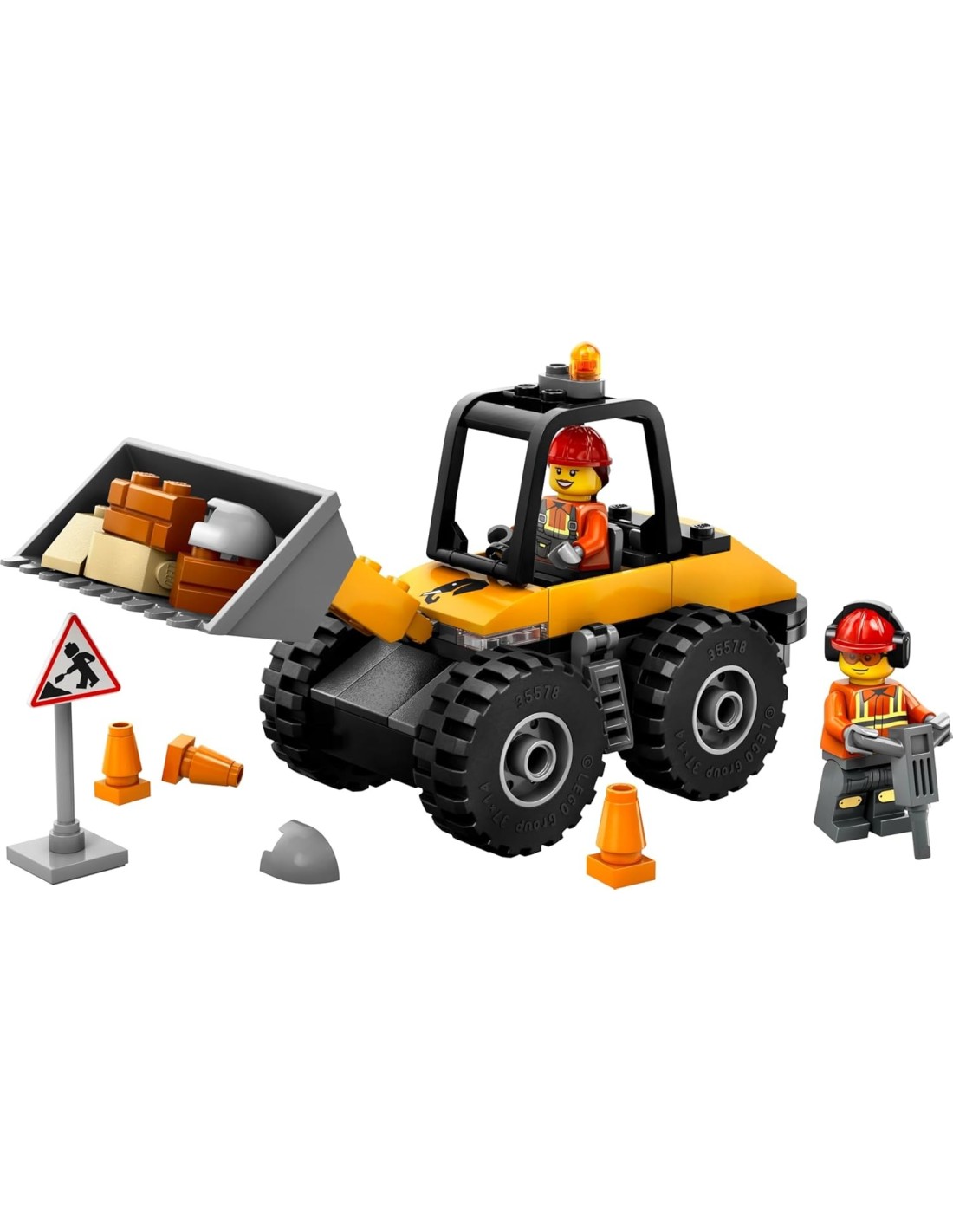 GIOCATTOLO PUBBLICIZZATO: vendita online LEGO CITY PALA GOMMATA GIALLA in offerta