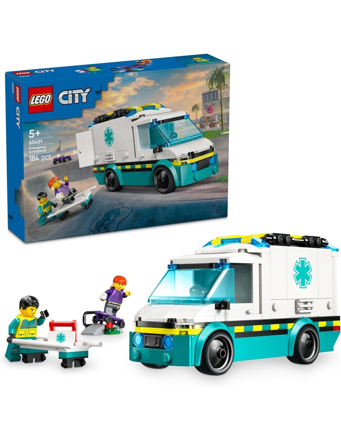 GIOCATTOLO PUBBLICIZZATO: vendita online LEGO CITY AMBULANZA DI EMERGENZA in offerta