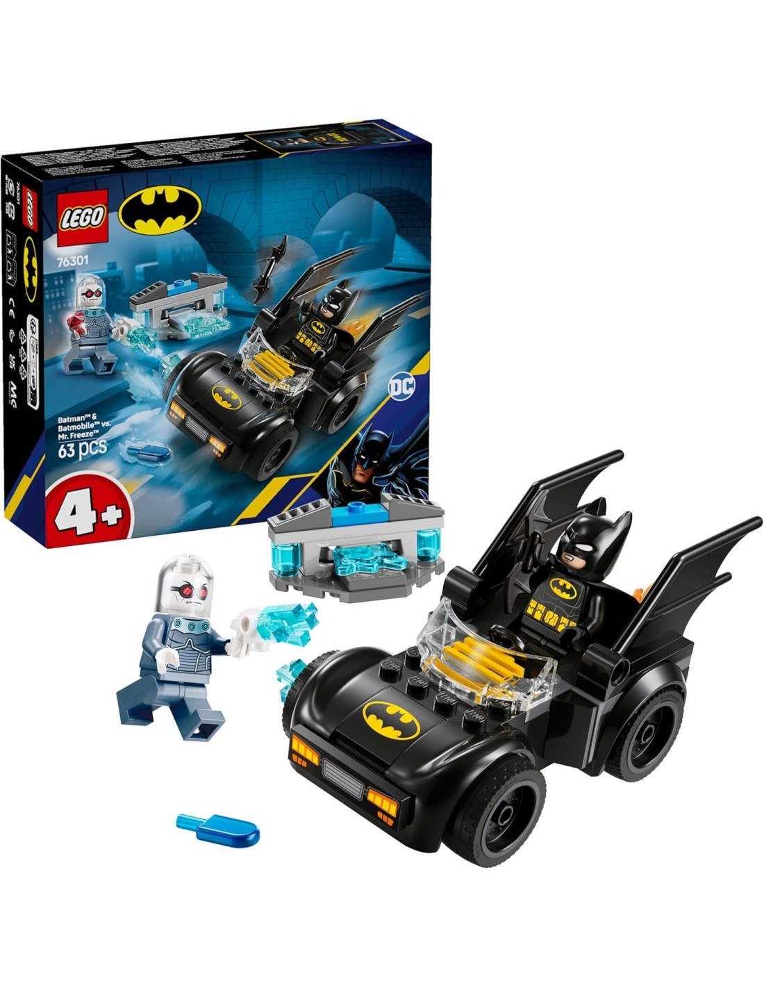 GIOCATTOLO PUBBLICIZZATO: vendita online LEGO BATMAN , BATMAN E BATMOBILE CONTRO MR.FREEZE in offerta