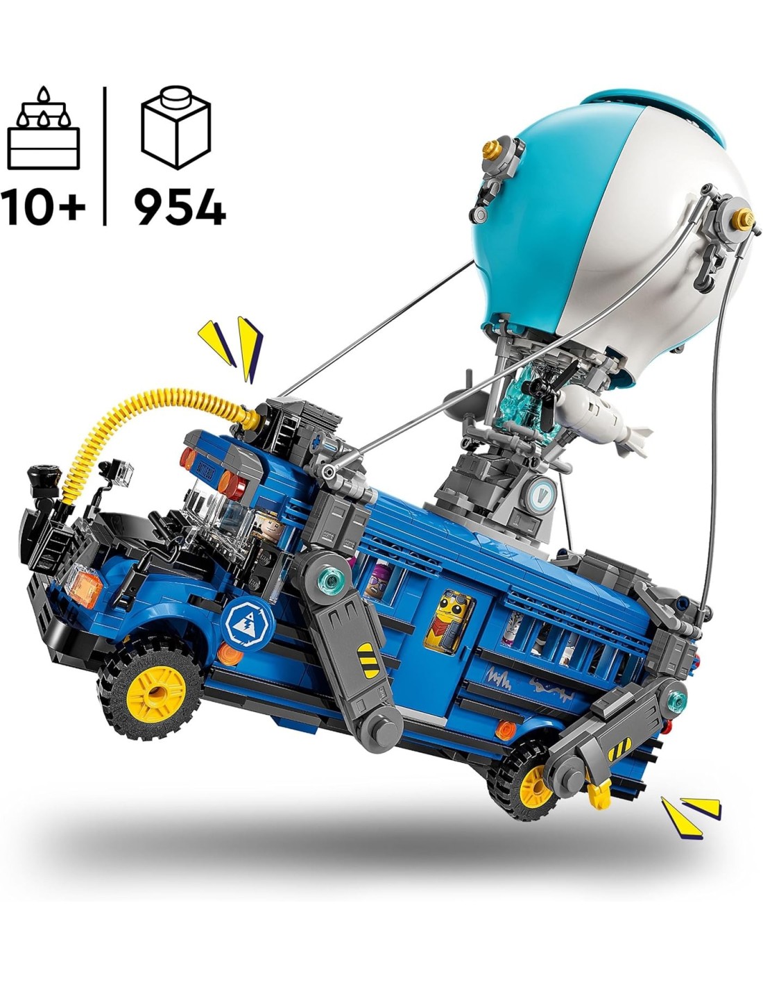 GIOCATTOLO PUBBLICIZZATO: vendita online LEGO, FORTNITE, BUS DELLA BATTAGLIA, SET DA COSTRUZIONE, 953 PEZZI, 27X23X15 CM in o...