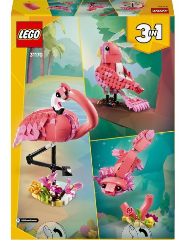 GIOCATTOLO PUBBLICIZZATO: vendita online LEGO CREATOR ANIMALI SELVATICI:FENICOTTERO ROSA in offerta
