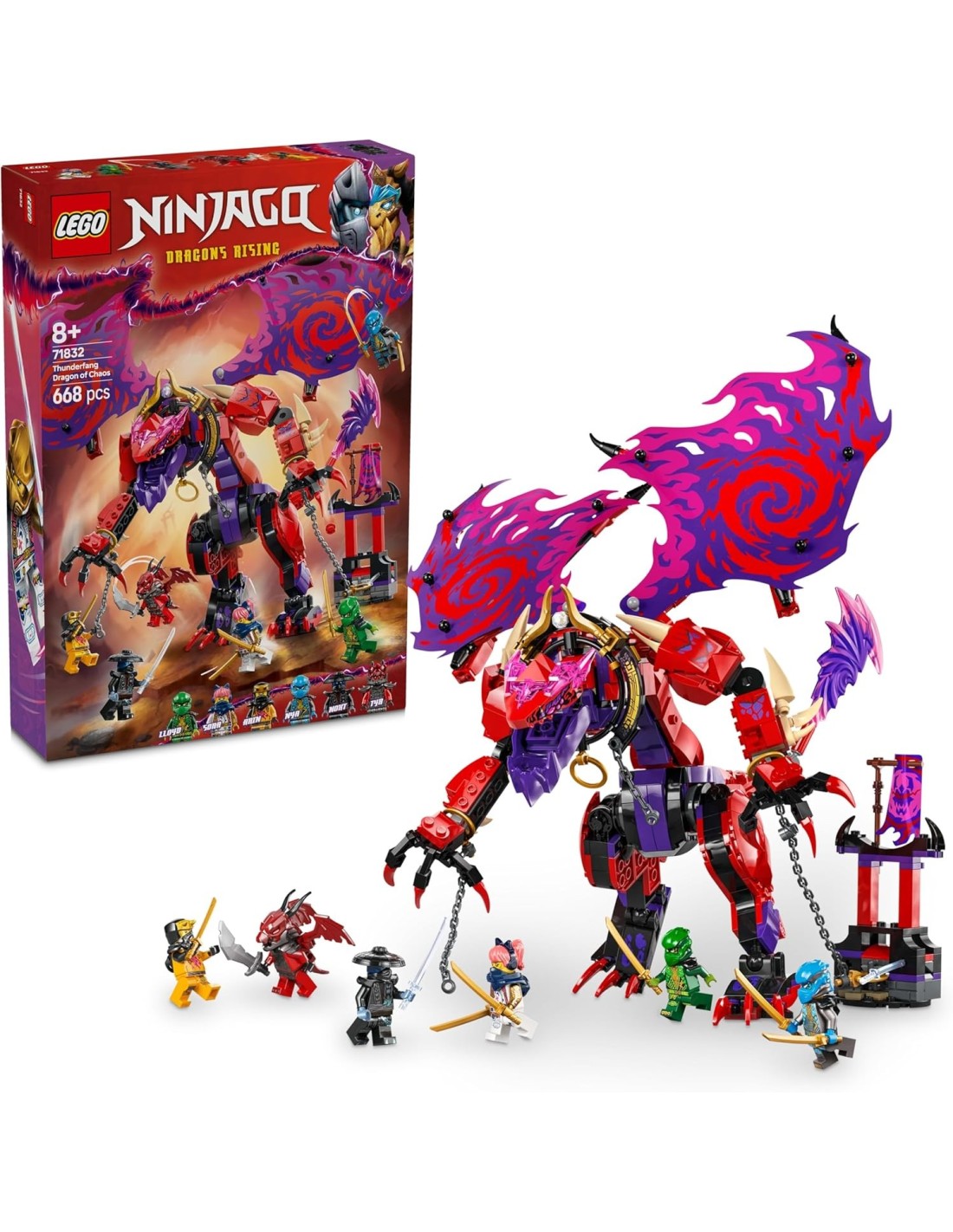 GIOCATTOLO PUBBLICIZZATO: vendita online LEGO NINJAGO THUNDERFANG DRAGO DEL CAOS in offerta