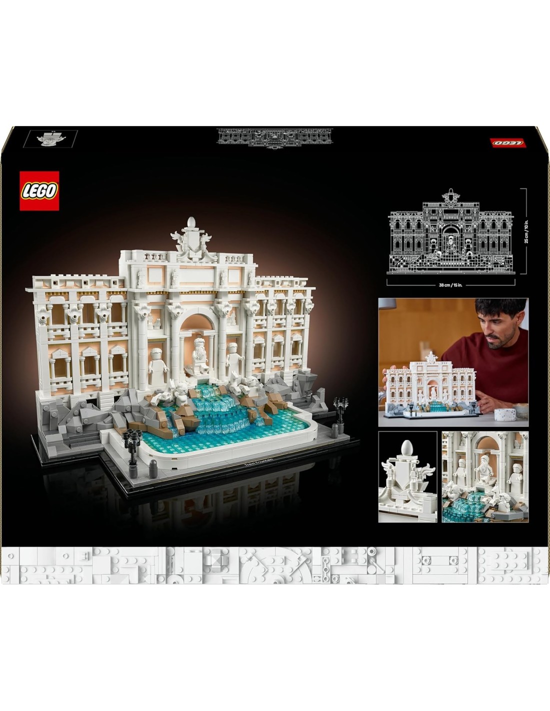 GIOCATTOLO PUBBLICIZZATO: vendita online LEGO ARCHITECTURE FONTANA DI TREVI in offerta
