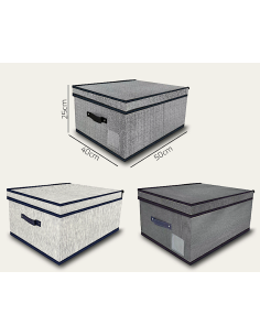 Arca Scatola di Riponimento 50x40x25 cm Colori Assortiti | Shopincasa.it