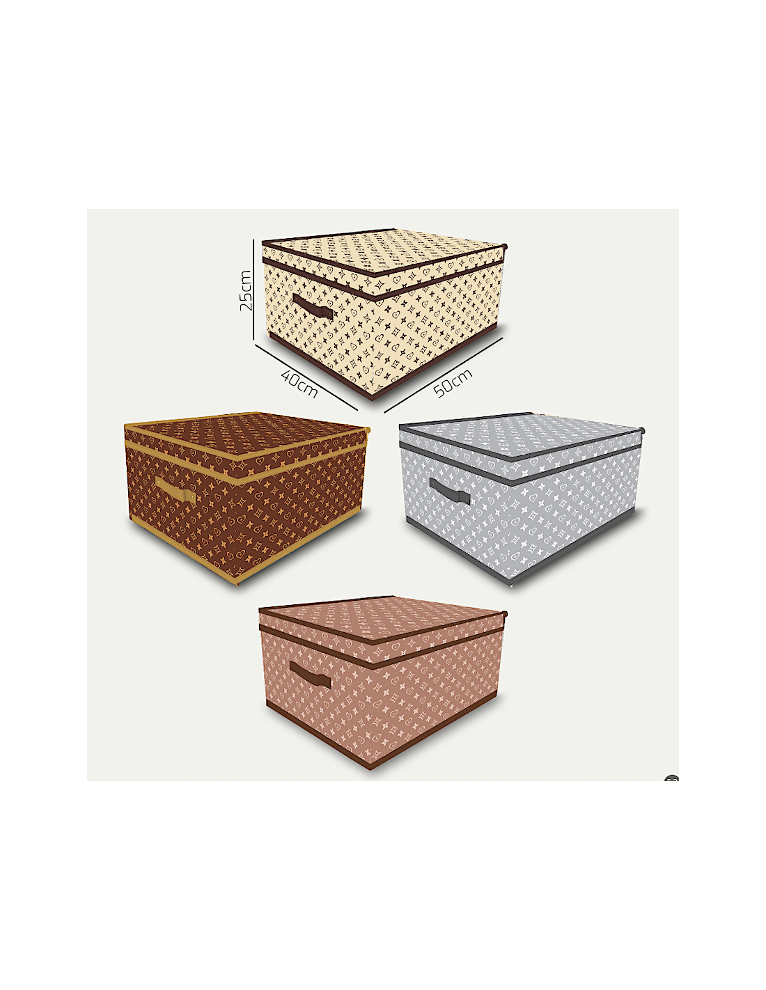 SCATOLA CAMBIOSTAGIONE 1028 50X40X25CM ASSORTITO