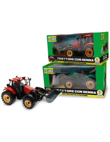 PRESCOLARI: vendita online LINEA VERDE TRATTORE GIOCATTOLO A FRIZIONE CON BENNA ASSORTITO in offerta