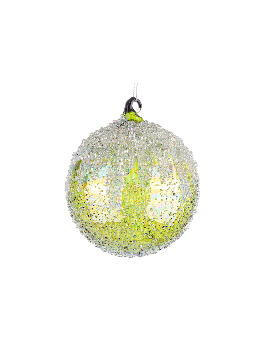 SFERE E PENDAGLI: vendita online Sfera di Natale Wink Vetro 15cm Verde – La Magia di Natale a casa tua in offerta
