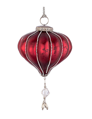 PENDENTE VETRO VALIANT TROTTOLA ROSSO