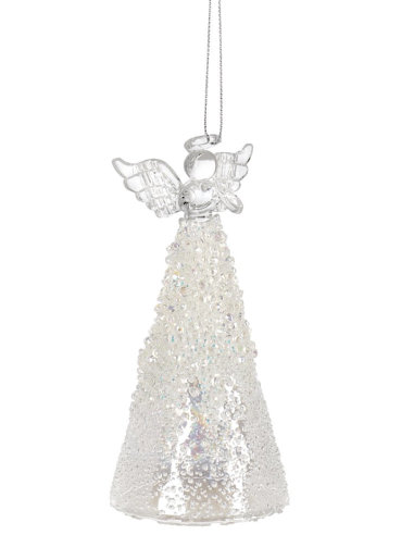 PENDENTE WINK ANGELO VETRO TRASPARENTE 14,5CM