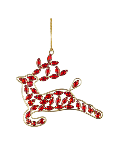 PENDENTE KAYLEN RENNA ROSSO 12X14CM