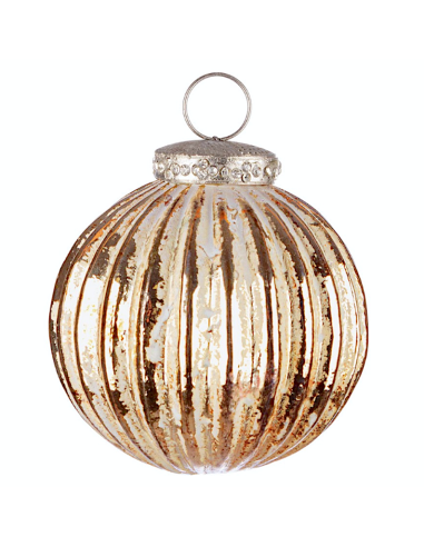 SFERA OLIWIA 7CM VETRO ORO