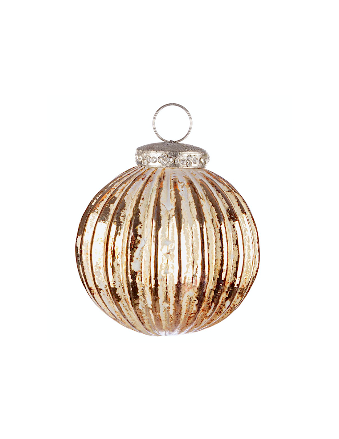 SFERA OLIWIA 7CM VETRO ORO