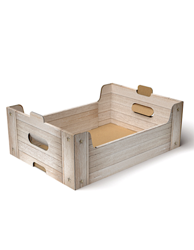 CASSETTA GRANDE SHABBY WOOD 42X29X14CM