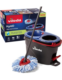SCOPE E SPAZZOLONI: vendita online Vileda H2Pro Spin Mop System – Secchio con Strizzatore e Mocio Rotante in offerta