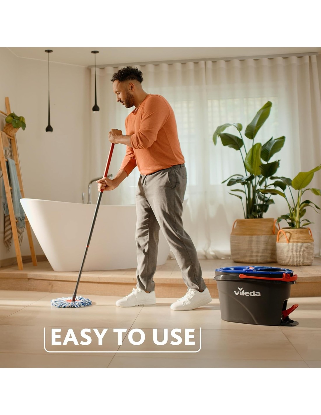 SCOPE E SPAZZOLONI: vendita online Vileda H2Pro Spin Mop System – Secchio con Strizzatore e Mocio Rotante in offerta
