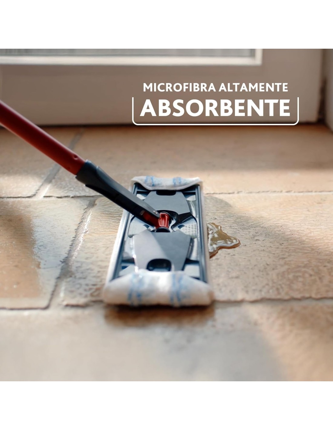 SCOPE E SPAZZOLONI: vendita online Vileda H2Pro Flat Mop System Complete – Sistema Lavapavimenti a Piastra Piatta in offerta