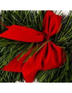 BOE E GHIRLANDE: vendita online Ghirlanda di Natale Verde con Fiocchi Rossi 270cm – La Magia di Natale a casa tua in offerta 2