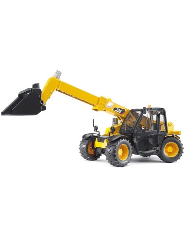 Bruder Benna Telescopica CAT 2141 - Scala 1:16, Braccio Estendibile, Plastica ABS, Made in Germany