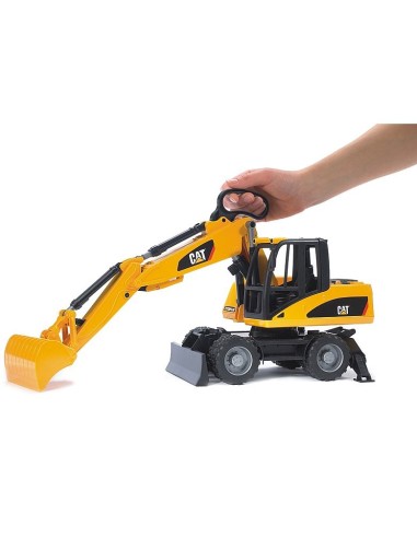 GIOCHI BOY: vendita online RUSPA CAT, ESCAVATORE SU RUOTE, GIOCATTOLO BAMBINI, 28X18X15 CM in offerta