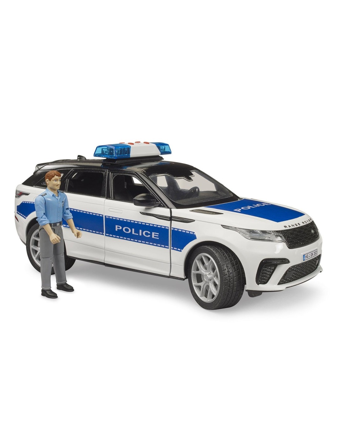 GIOCHI BOY: vendita online AUTO POLIZIA, RANGE ROVER VELAR 02890, CON PERSONAGGIO, GIOCATTOLO BAMBINI, 25X12X10 CM in offerta