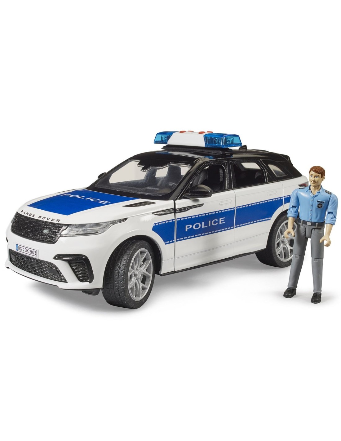 GIOCHI BOY: vendita online AUTO POLIZIA, RANGE ROVER VELAR 02890, CON PERSONAGGIO, GIOCATTOLO BAMBINI, 25X12X10 CM in offerta