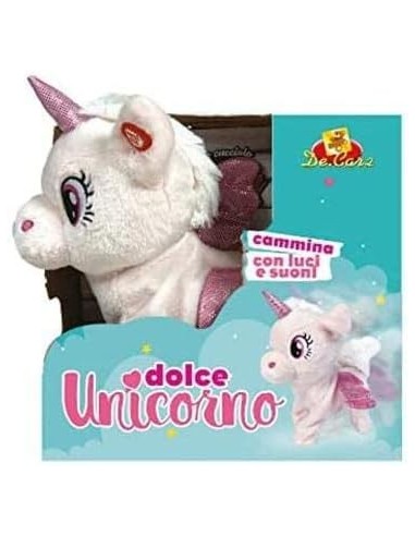 GIOCHI GIRL: vendita online UNICORNO PELUCHE, CAMMINANTE LUCI E SUONI ASSORTITO in offerta