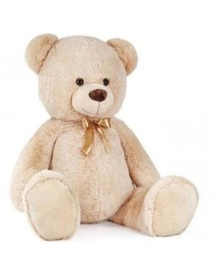 PELUCHE: vendita online PELUCHE ORSO GIGANTE BEIGE 130CM CON FIOCCO in offerta