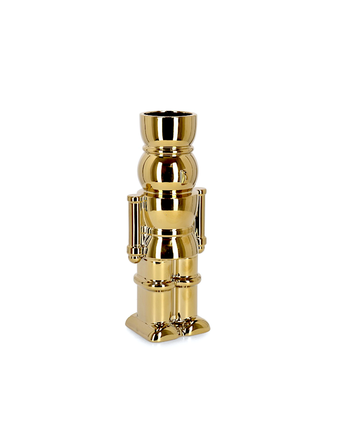 VASO WALKER SOLDATINO ORO H28CM CERAMICA