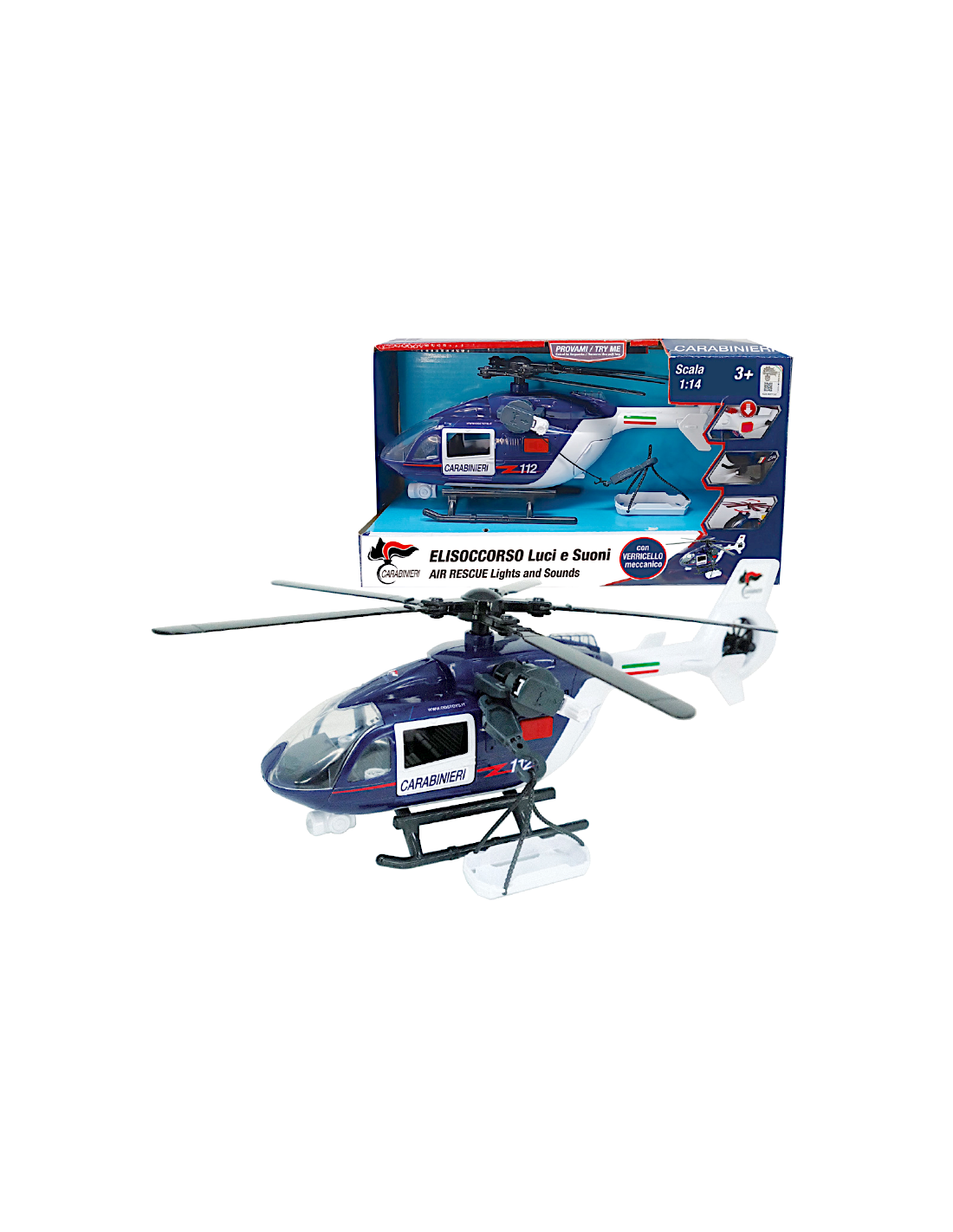 CARABINIERI 41099 ELICOTTERO LUCI SUONI 1:14