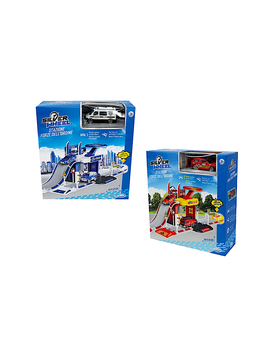 SILVER WHEEL 41334 STAZIONE FORZE DELL'ORDINE CON VEICOLO