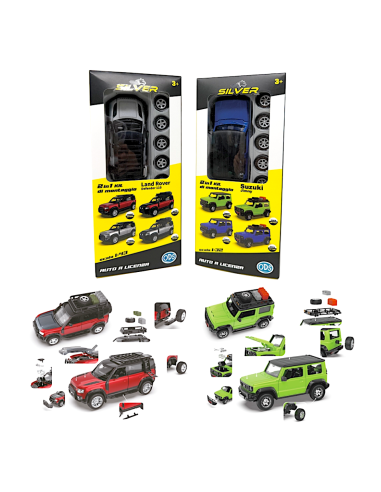 SILVER WHEEL 41162 AUTO A LICENZA 1:32 2IN1