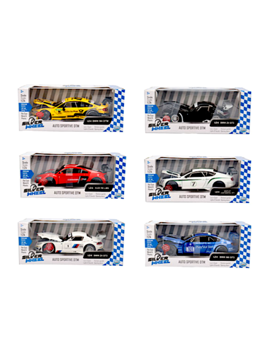 SILVER WHEEL 41136 AUTO SPORTIVE DTM 1:24 ASSORTITO