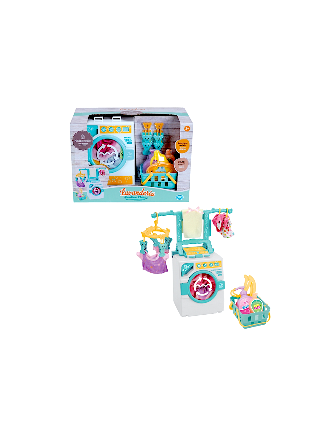 GIOCHI GIRL: vendita online LAVATRICE GIOCATTOLO DELUXE MAISONELLE CON SUONI E LUCI in offerta