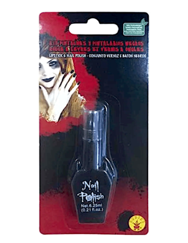 KIT SMALTO E ROSSETTO NERO S8764