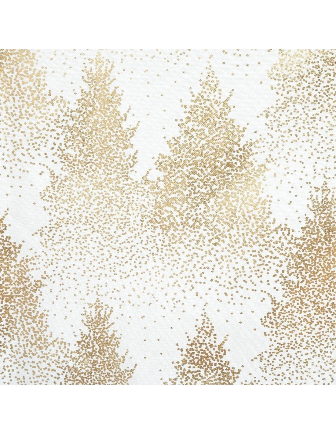 TESSILE: vendita online Tovaglia di Natale Bianco con Abeti Oro 140x360 – La Magia di Natale a casa tua in offerta