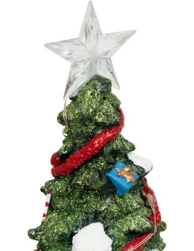 GIOSTRINE E VILLAGGI: vendita online Albero di Natale Abete Mellito con Luci LED – La Magia di Natale a casa tua in offerta