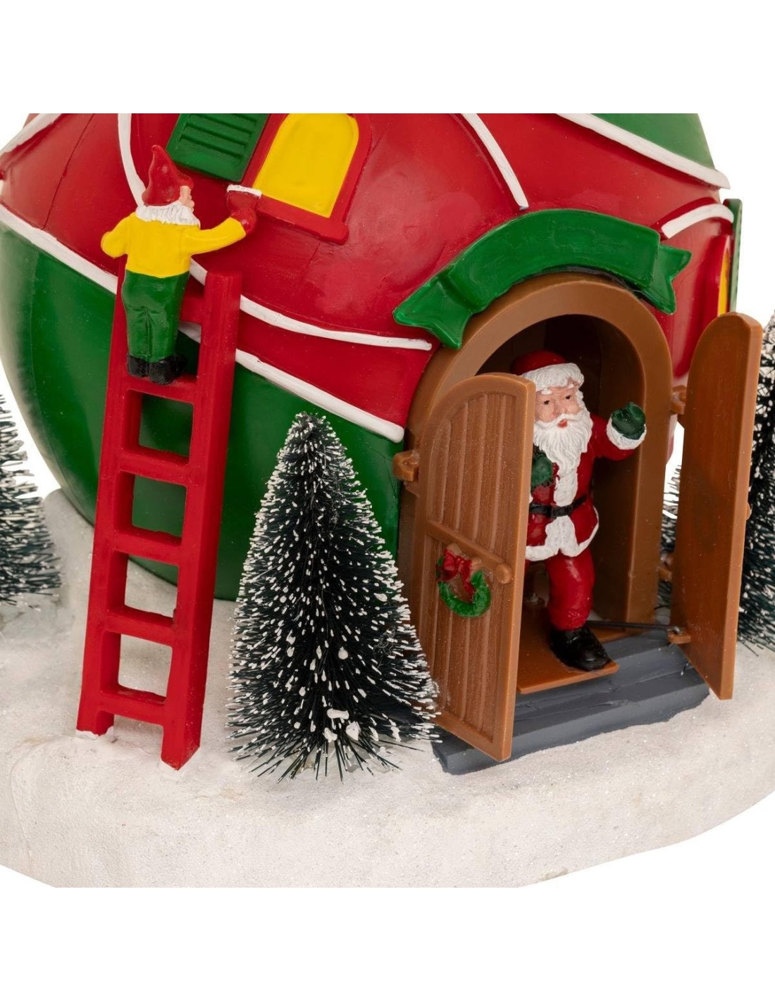 GIOSTRINE E VILLAGGI: vendita online Palla di Natale Luminosa con 4 LED – La Magia di Natale a casa tua in offerta