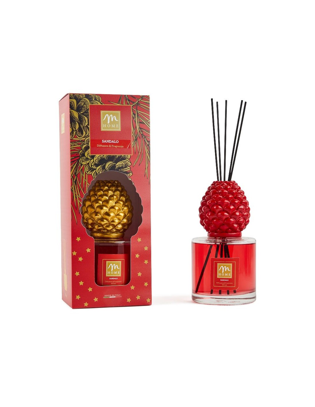 DIFFUSORE LOLA 500ML SANDALO CON BACCHETTE ASSORTITO