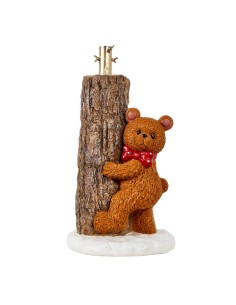 BASE ALBERO ORSO CON TRONCO POLIRESINA 34X31X61CM